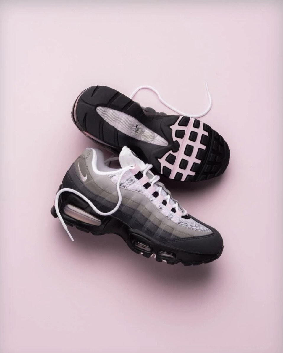 【逢甲 FUZZY】W Nike Air Max 95 "Pink Foam" 灰粉 LISA同款 HJ5996-001