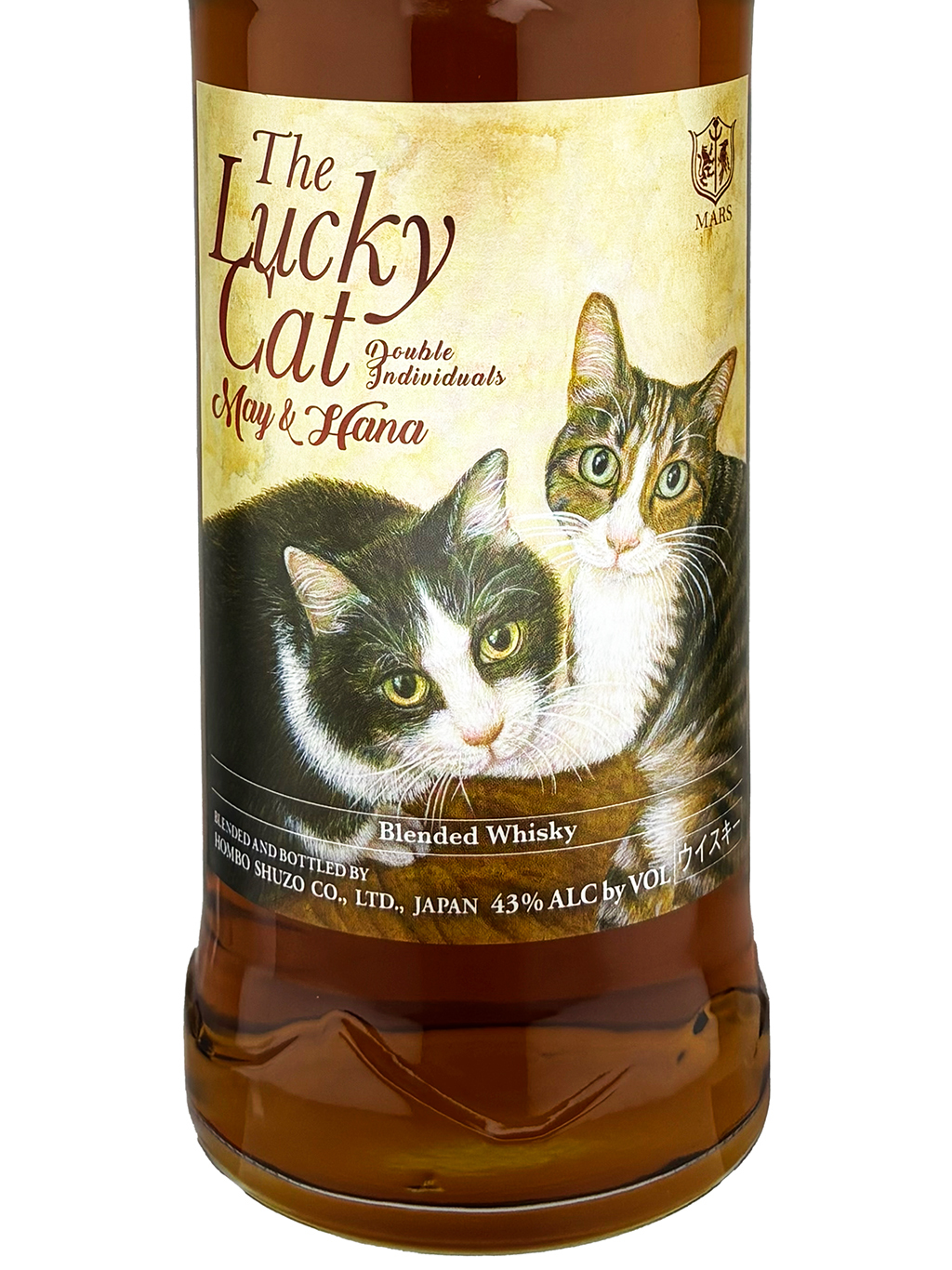 Mars 幸運貓The Lucky Cat May & Hana 調和威士忌700ml 禮盒裝