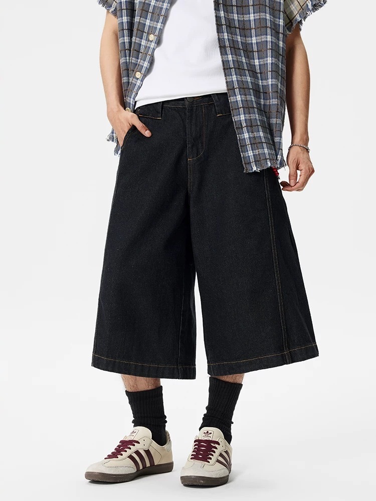 - SIMPLEACTION - 美式cleanfit百搭七分牛仔褲