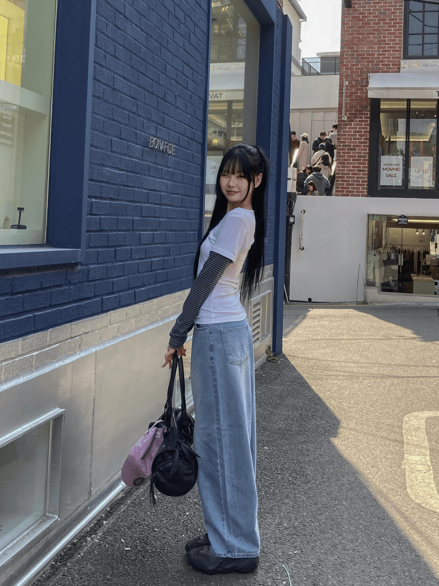 超百搭！日常牛仔彎刀褲〈🇰🇷DAY 2〉