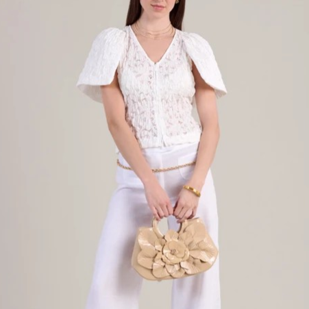 1AF0323-044 [ANNE FONTAINE] Felipa Shirt White #P25F013119 (EU)