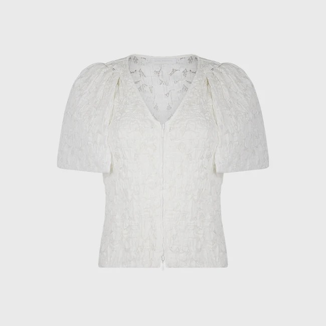 1AF0323-044 [ANNE FONTAINE] Felipa Shirt White #P25F013119 (EU)