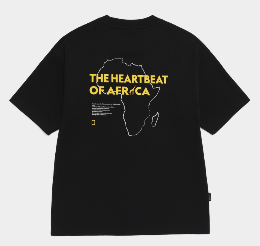 【春季新品限時折扣🔥 3/29 晚上12:00結束】NATIONAL GEOGRAPHIC 國家地理 Avis AEROSILVER 背後地圖 短tee N262UTS981