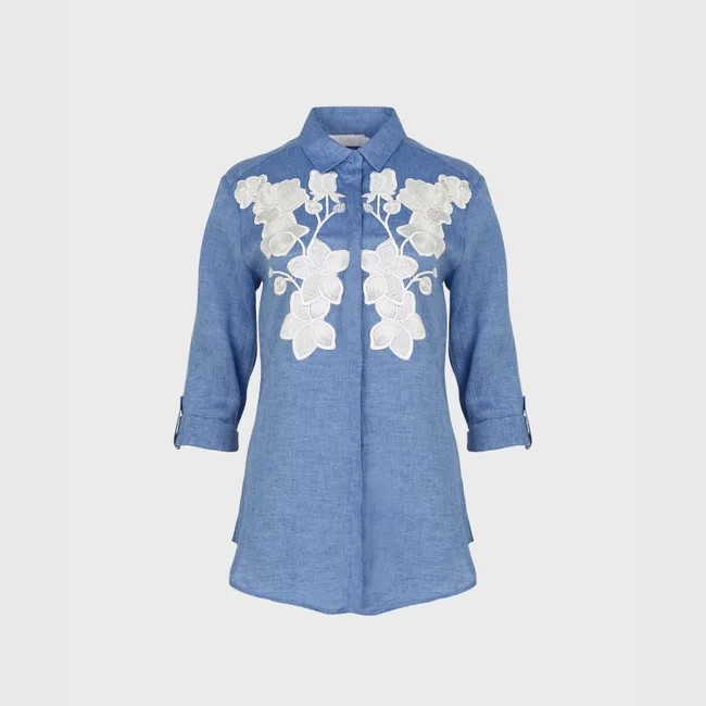 1AF0323-045 [ANNE FONTAINE] Citron Shirt Denim #P23F250534 (EU)