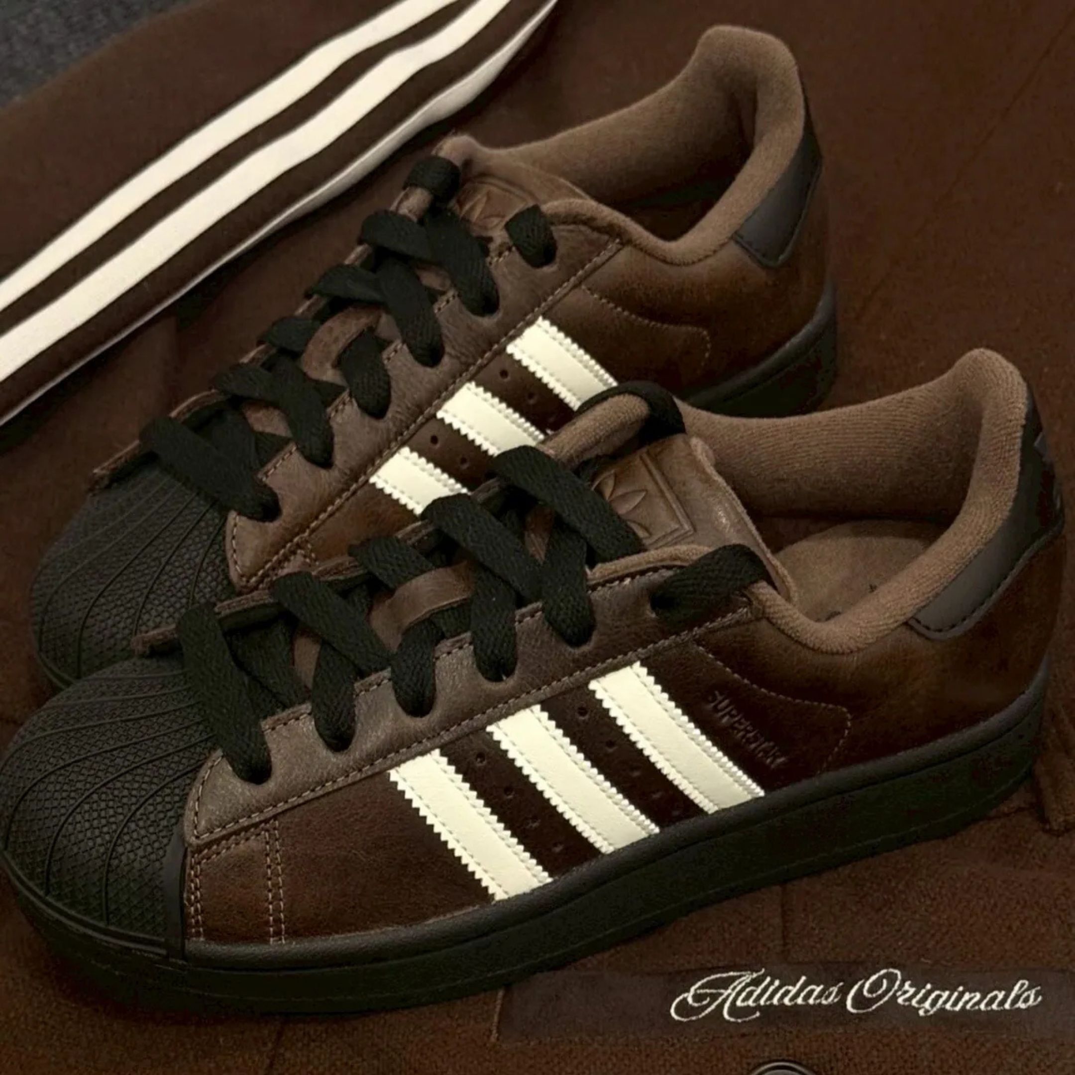 NICEDAY 代購 Adidas Superstar II 咖啡 棕色 奶茶棕 摩卡 棕 貝殼鞋 KI3569