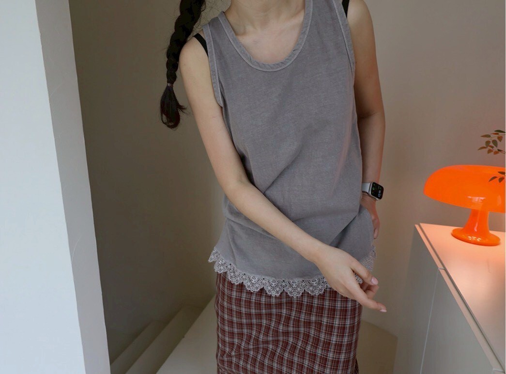 ᴴᴼᵀ ▸▸店長推薦◃◃ 春夏新款/水洗拼接提花背心MANIFEST正韓🇰🇷