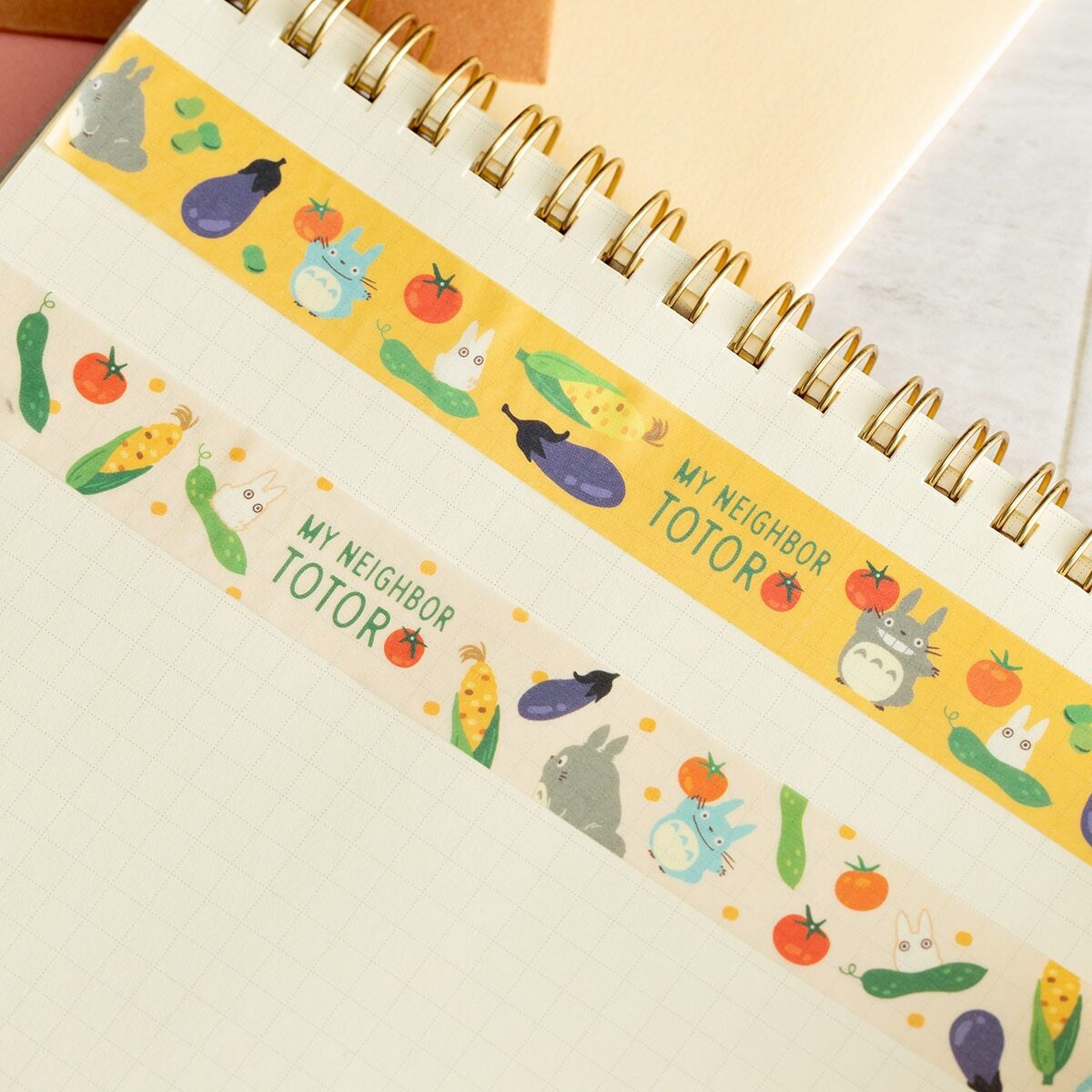 紙膠帶 龍貓 蔬菜圖案