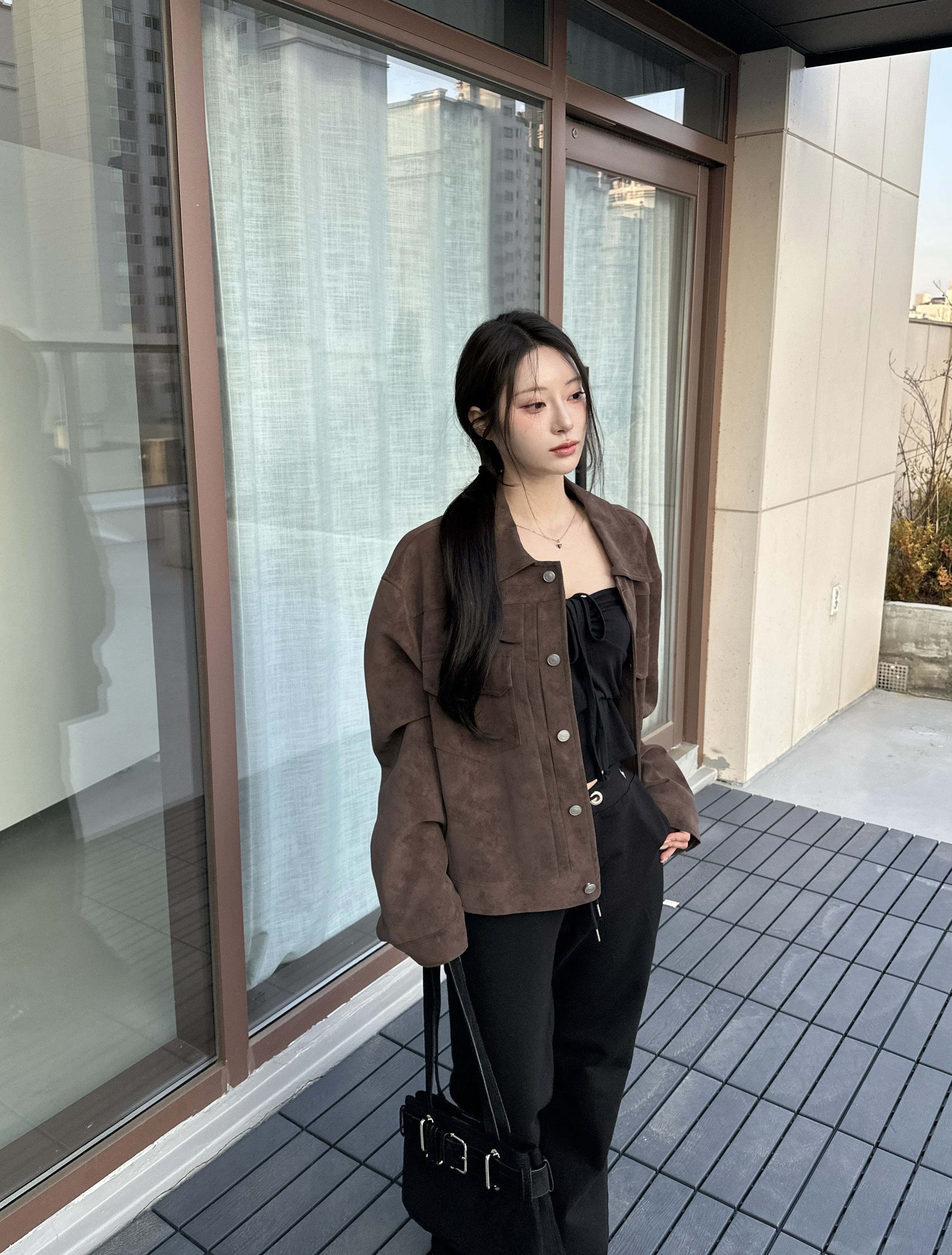 N12 Pure Tone柔霧夾克 (棕)