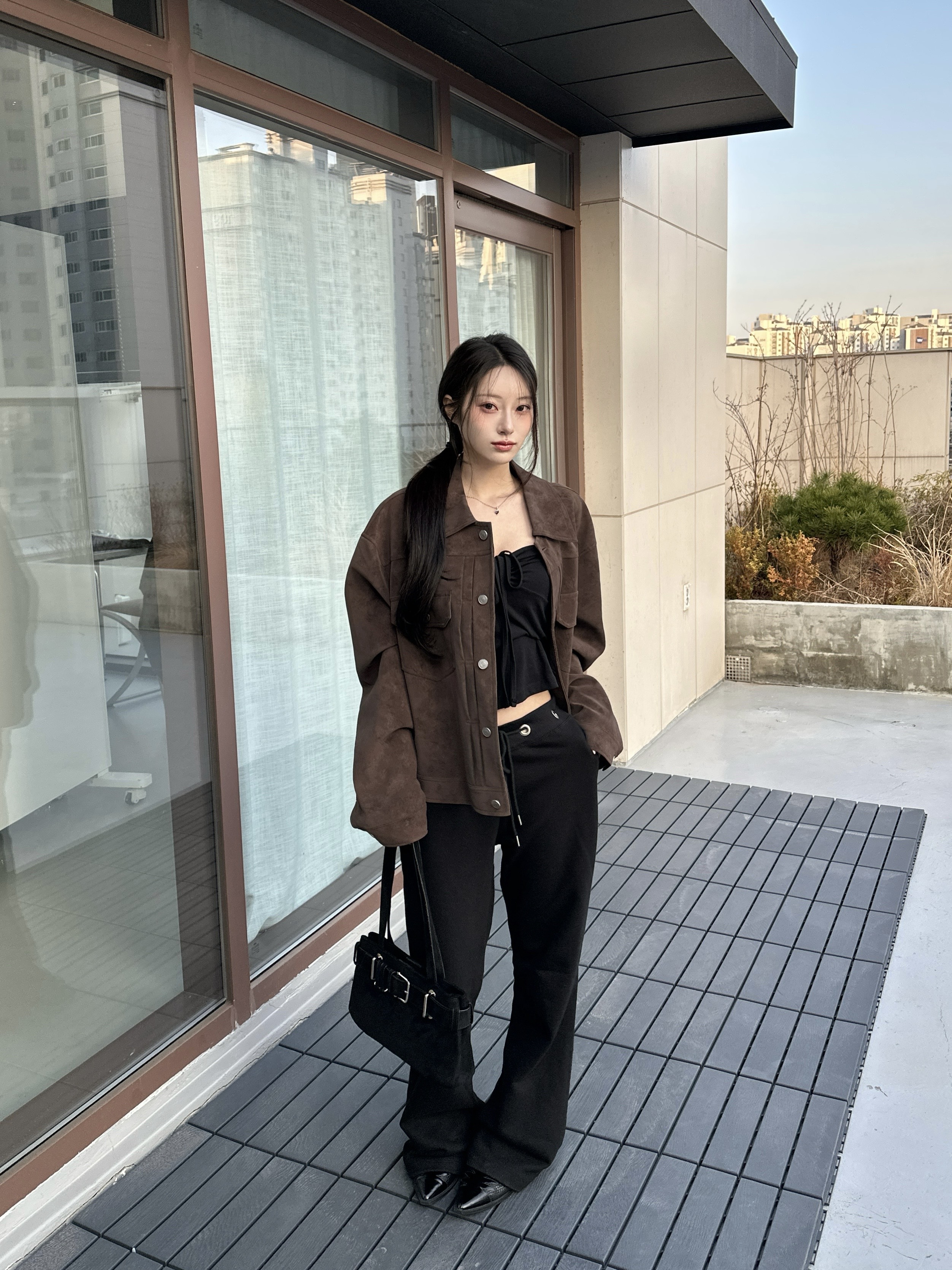 N12 Pure Tone柔霧夾克 (棕)