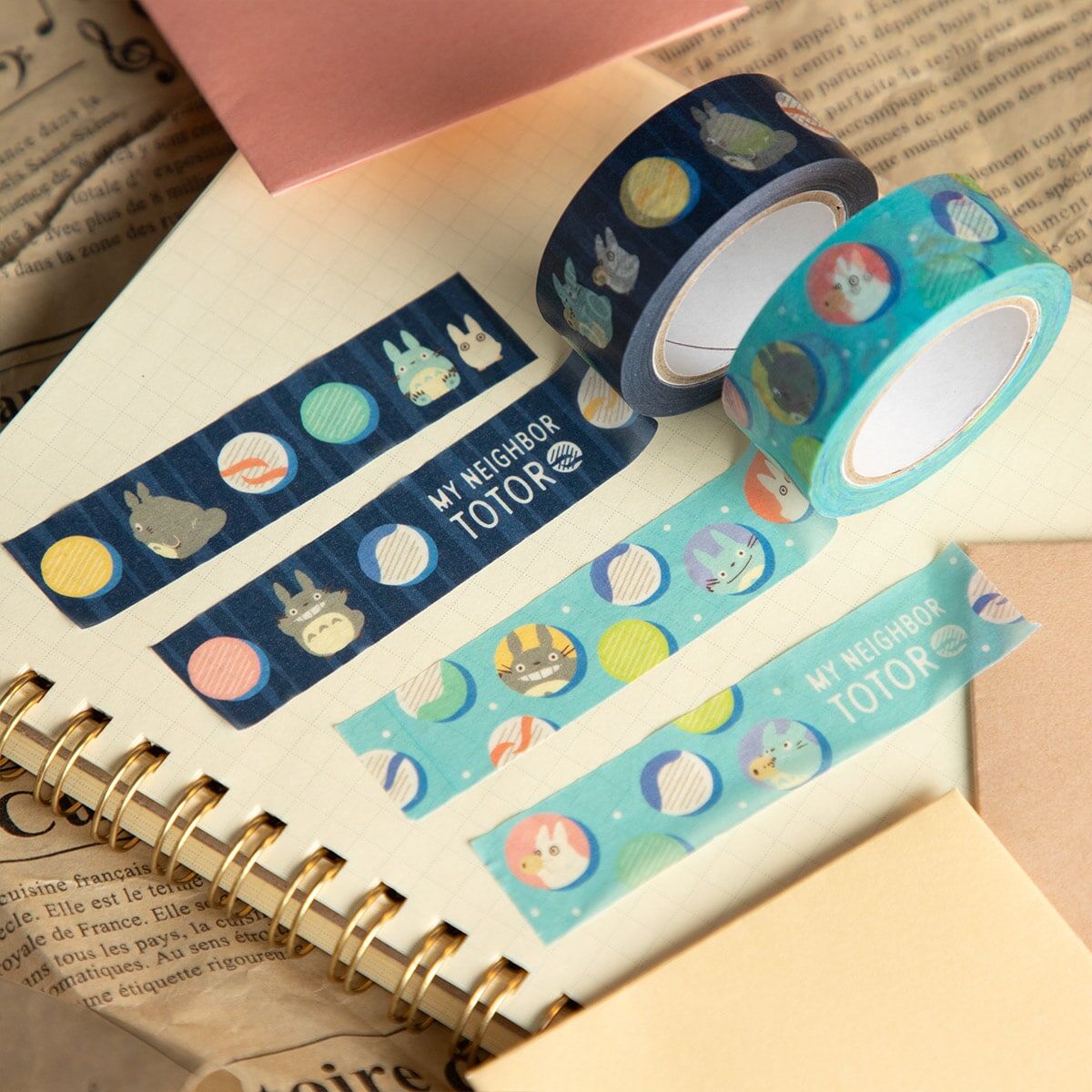 紙膠帶 龍貓 彈珠圖案