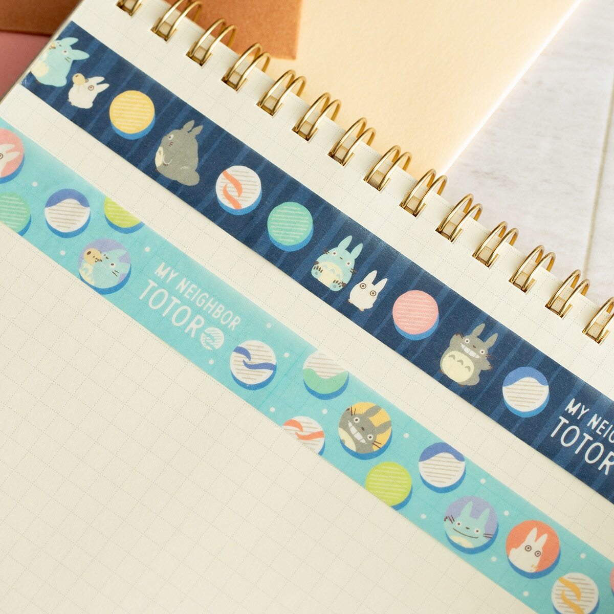 紙膠帶 龍貓 彈珠圖案