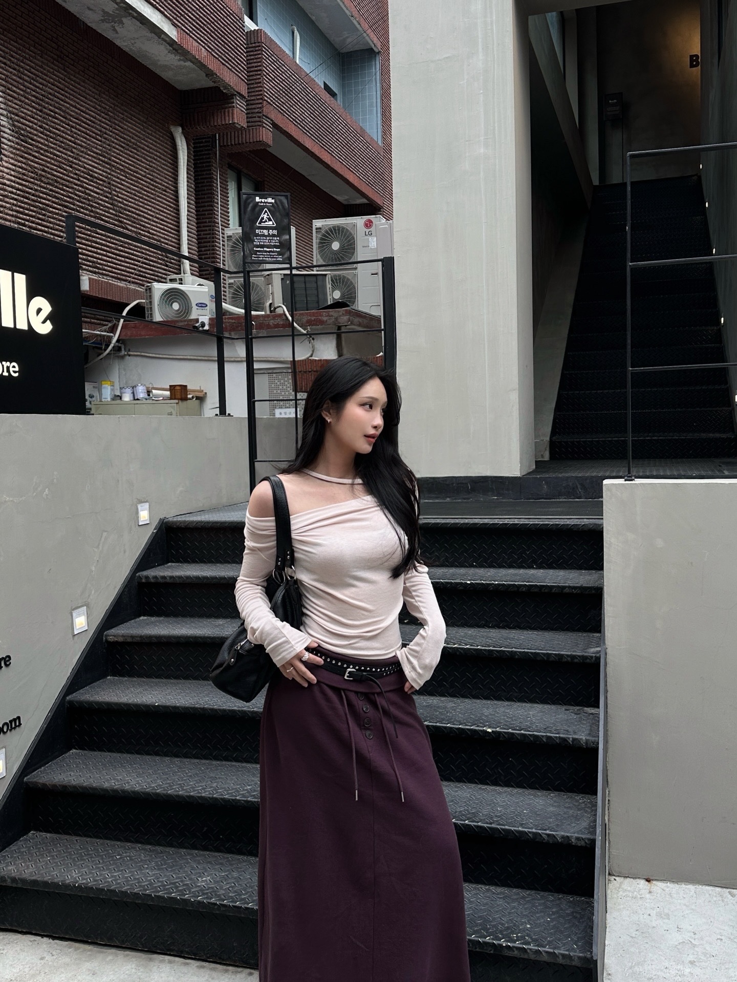 N08 絕美推薦 盪領綁帶上衣 (粉)