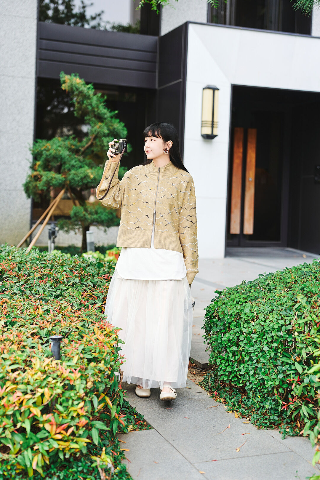 (預購)托斯卡尼之雲！混色雙拉鍊針織衫(三色-溫暖米)