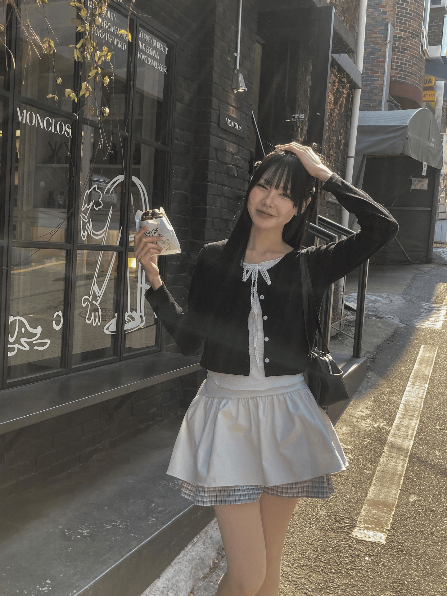 Lace Ribbon Layering Top〈🇰🇷DAY 2〉