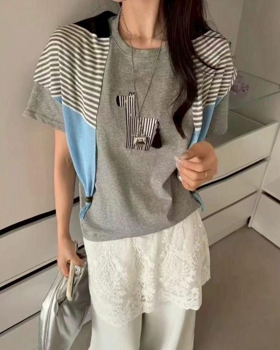 【可愛又百搭的小馬批肩上衣組】（預購）