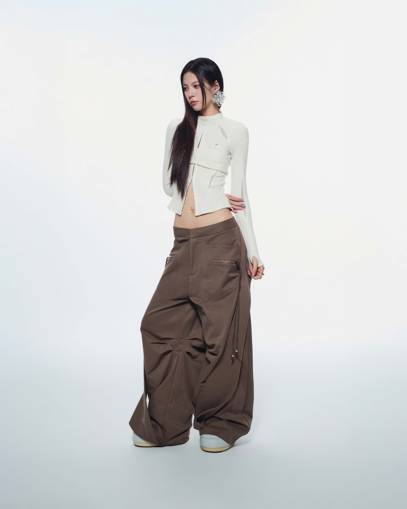 【預購】越南女裝品牌 BUNNYHILL ARCHER PANTS (BROWN/GREY)