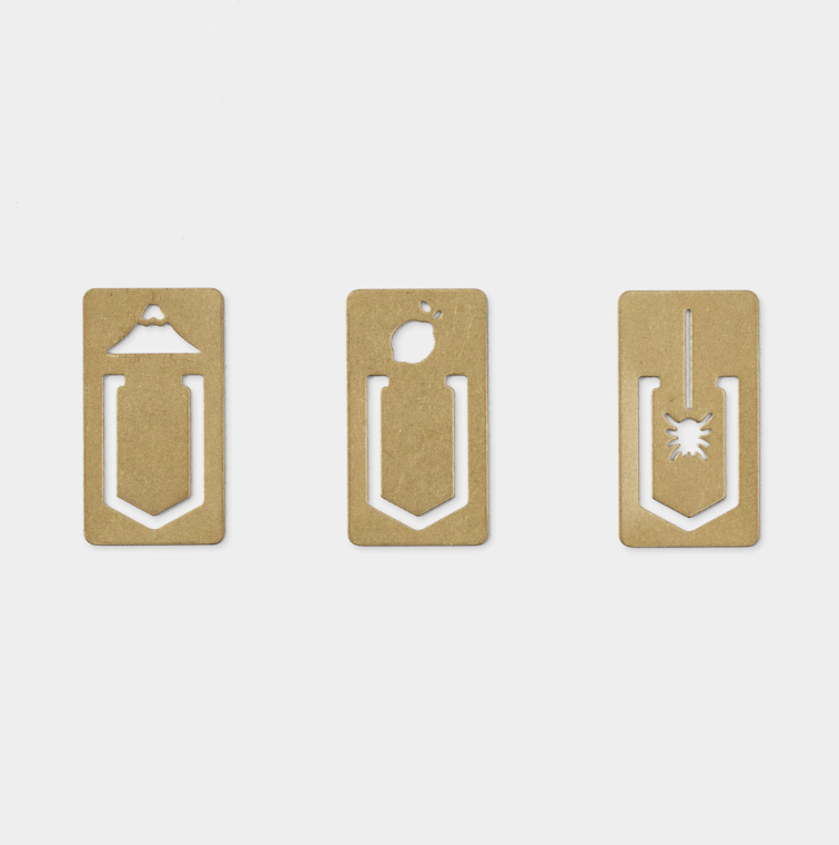 Traveler's Notebook ｜TN 黃銅書夾 Brass Clip - 日本文學