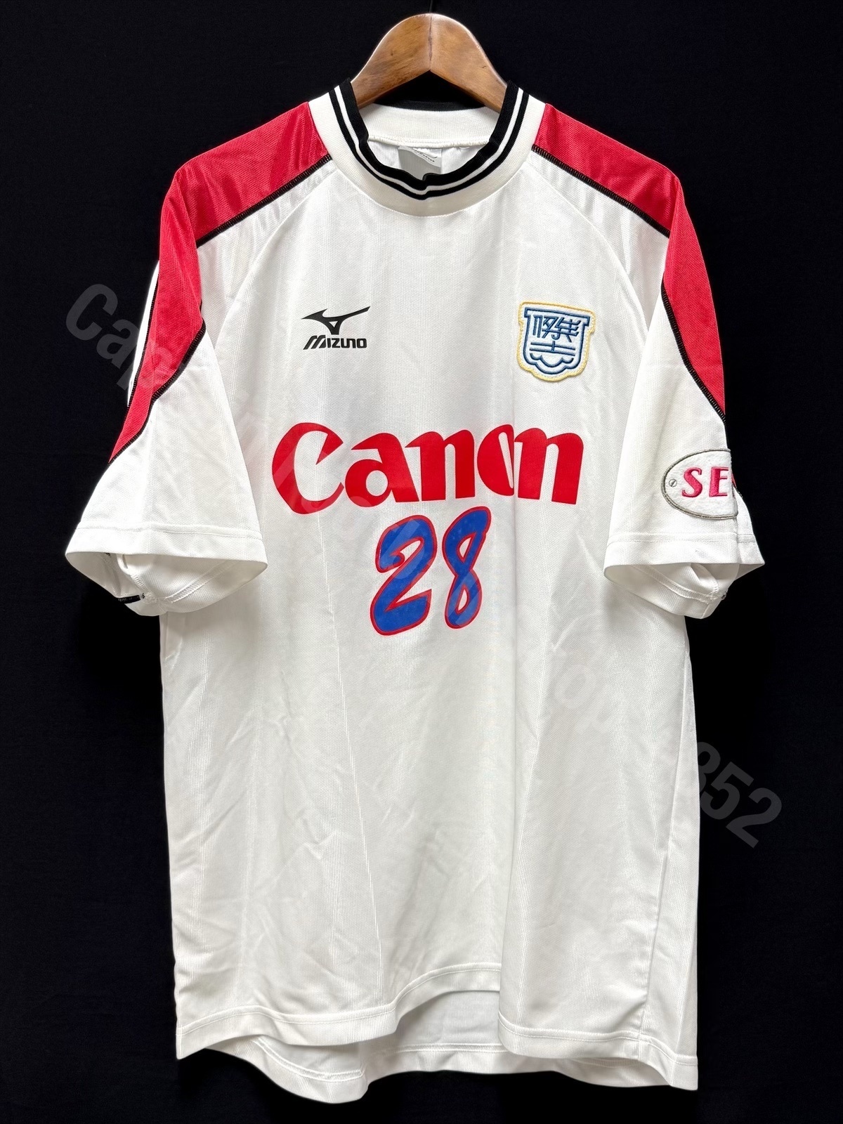 (Match Worn) Kitchee 2005-2006 Mizuno Away Match Worn Shirt #28