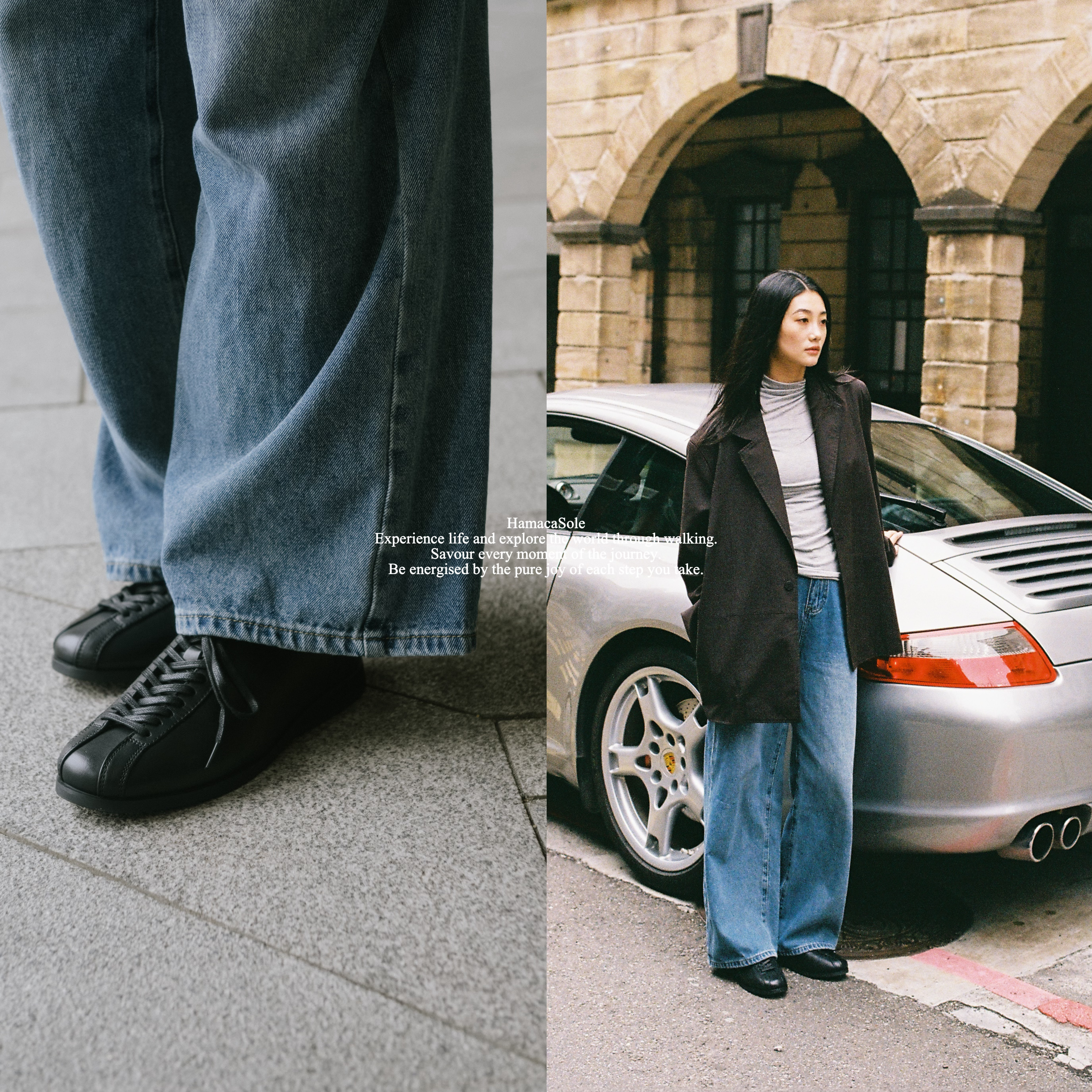 Barro 真皮復古德比休閒鞋（黑） 中鞋款｜哈漫克【官網獨家】HamacaSole