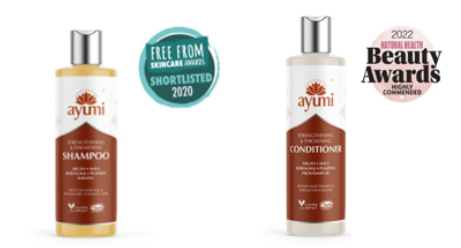 UK260320-A11-Ayumi Strengthening & Thickening Shampoo 強韌髮筋毛囊洗髮露 250ml+Ayumi Strengthening & Thickening Conditioner 強韌髮筋毛囊護髮素 250ml-(未開封至 12/2029)(已開封12個月內使用)
