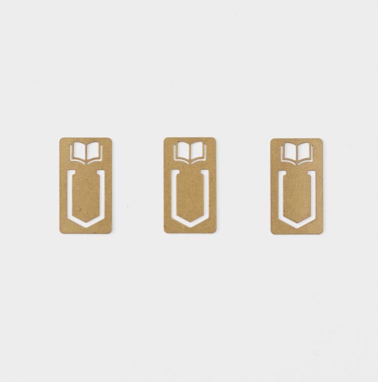 Traveler's Notebook ｜TN 黃銅書夾 Brass Clip - 惠文社