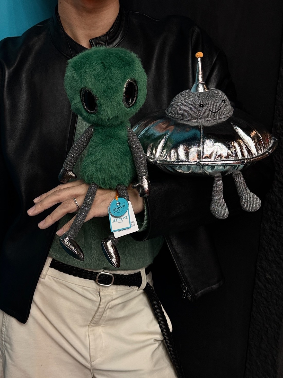 韓國限定 JELLYCAT 宇宙系列 銀色飛碟🛸 外星人👽