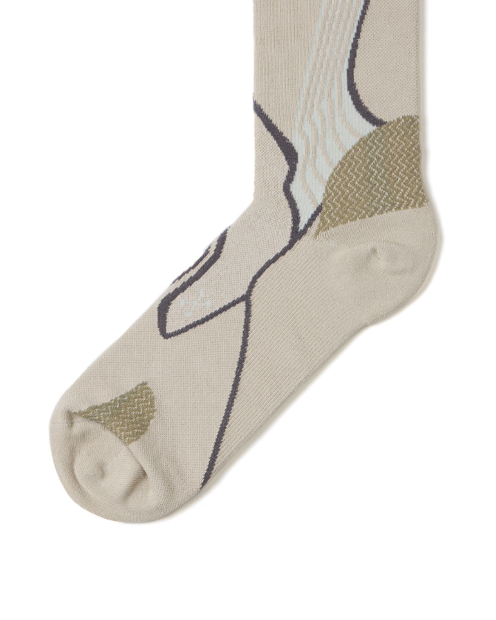 NOZZLE QUIZ Cordura® 中高筒休閒襪 (礁杏)