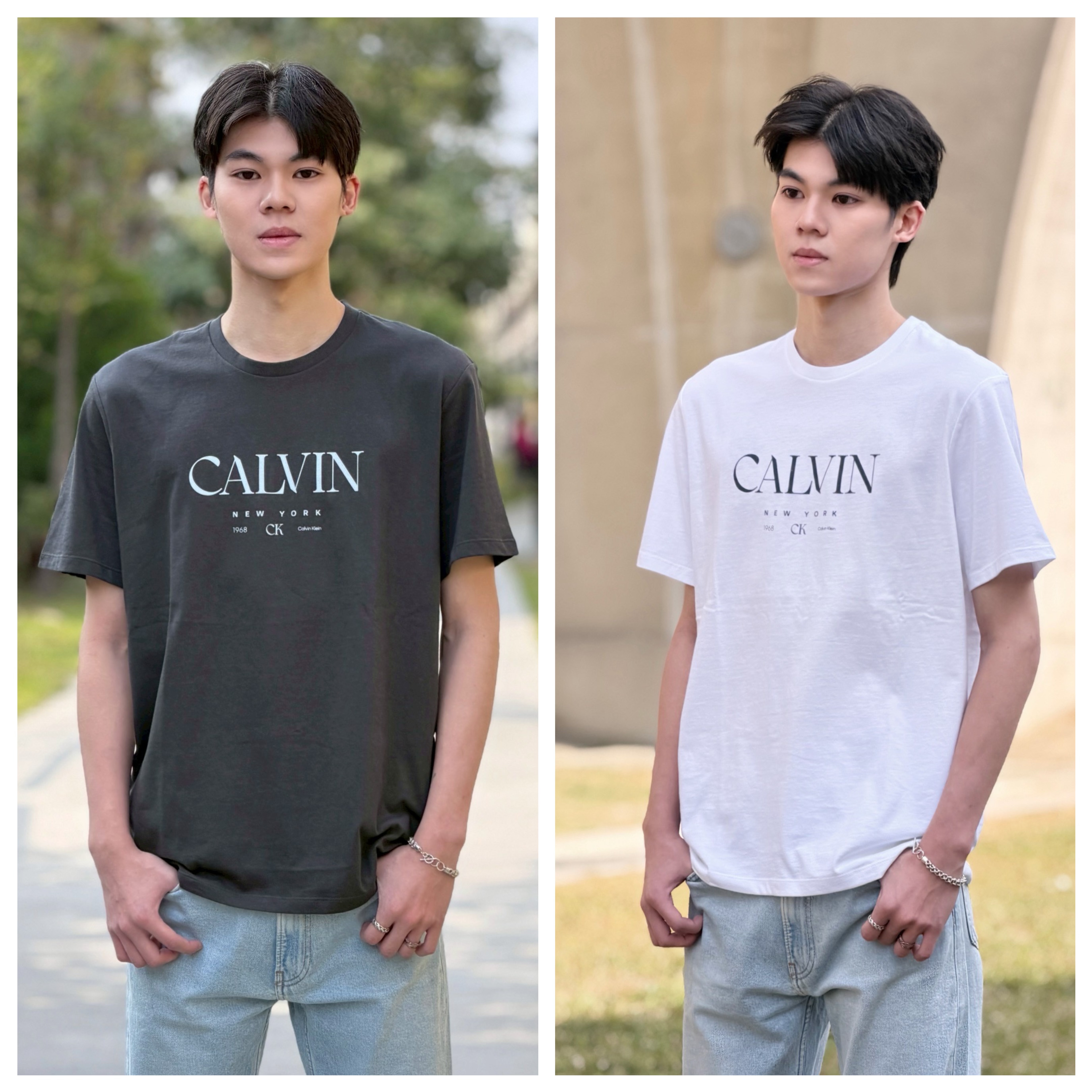 Calvin Klein CK 胸前大字母 New York 短袖上衣 短T