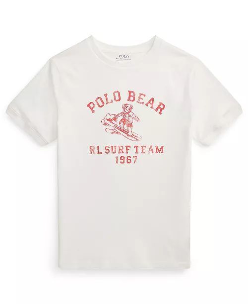 260320 POLO 男大童滑水熊短袖TEE