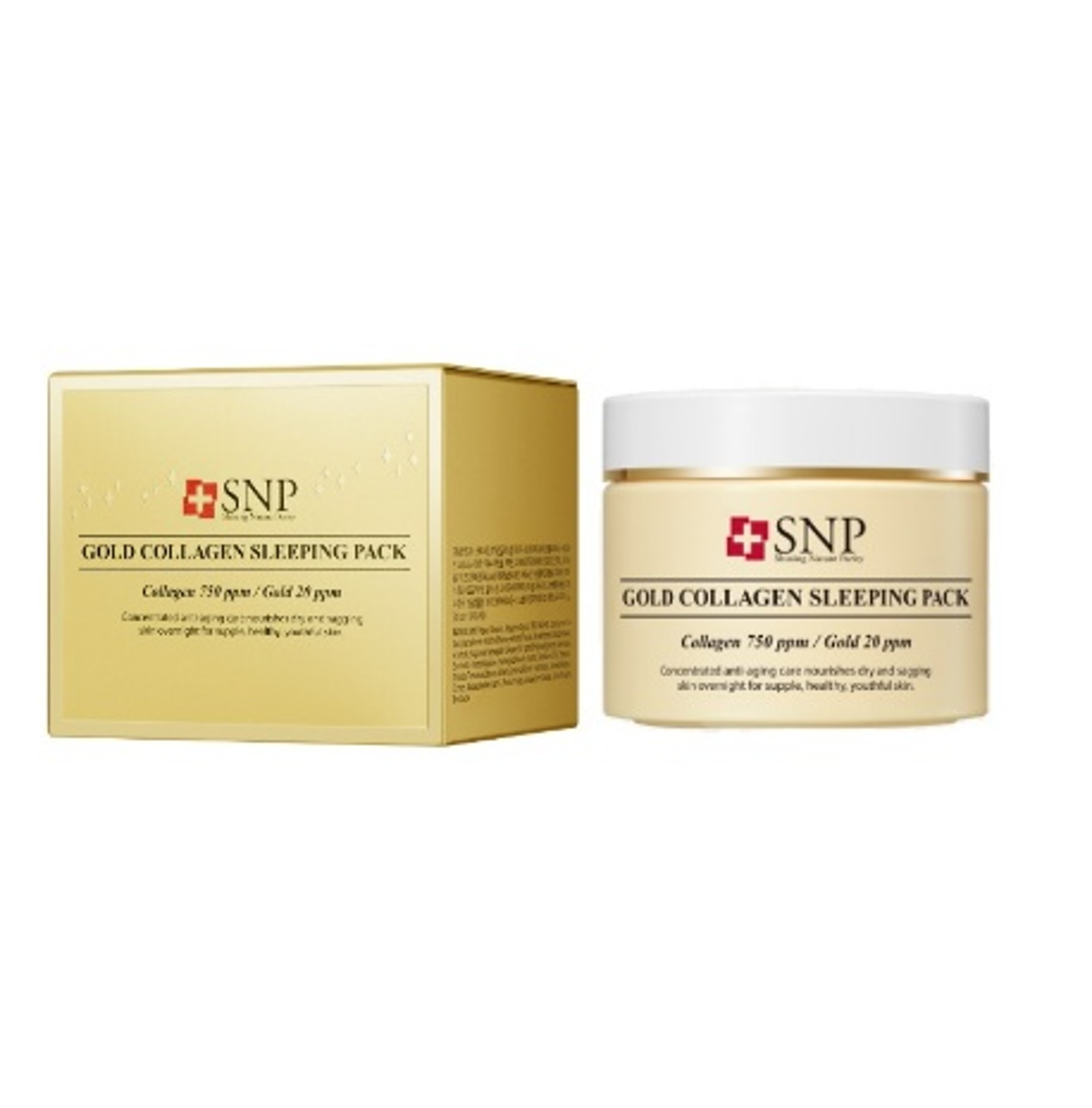 S22 Snp 金裝豬皮骨膠原睡眠面膜 100g【買一送一】