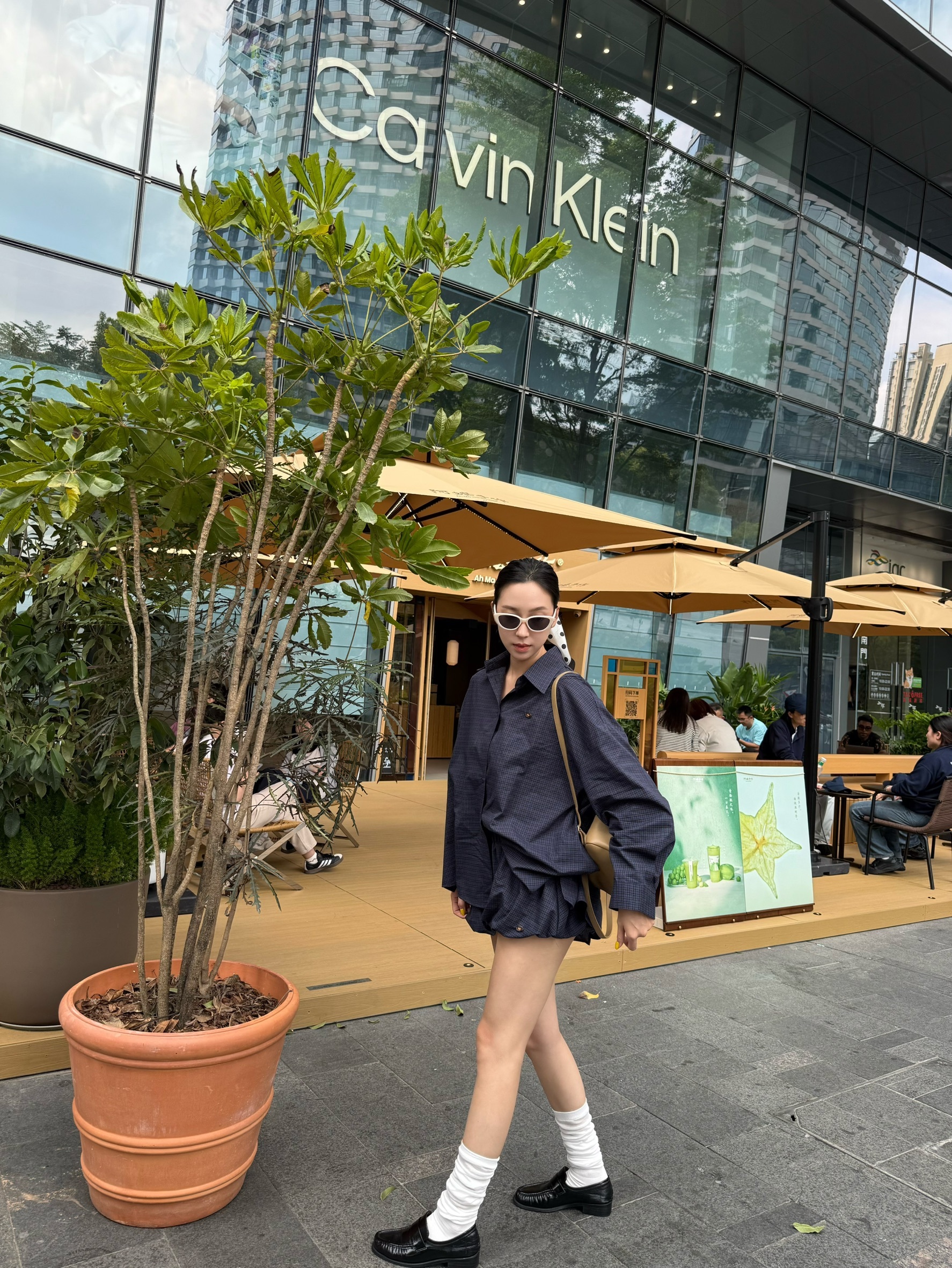 miu風襯衫雲朵褲裙套裝