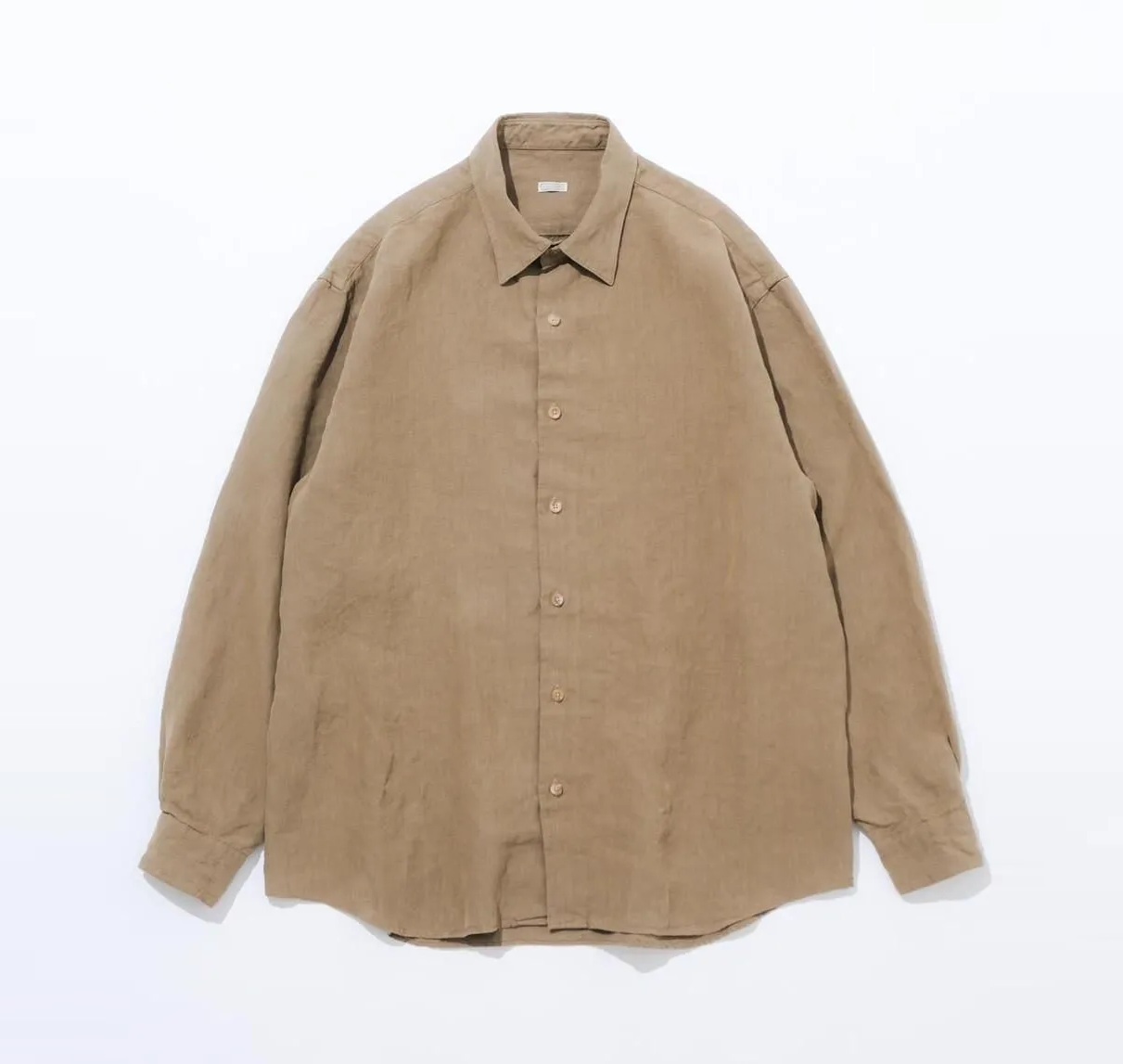 A.PRESSE 2026 HEMP REGULAR COLLAR SHIRT (26SAP-02-10) - PRE ORDER ITEM (預訂中)