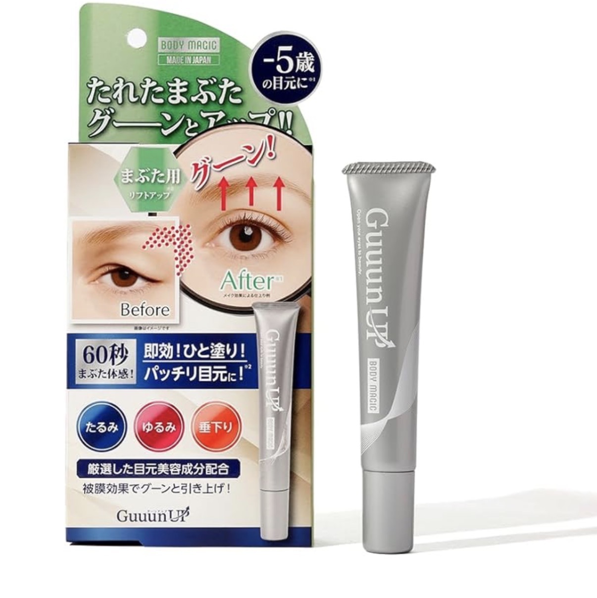 【最新發售】JP Body Magic 瞬間改善鬆弛下垂眼臉精華 7808 TK260320