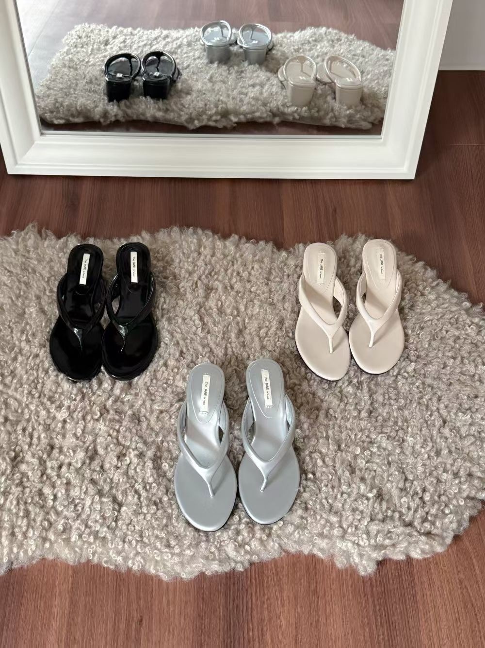 高跟厚底夾腳拖