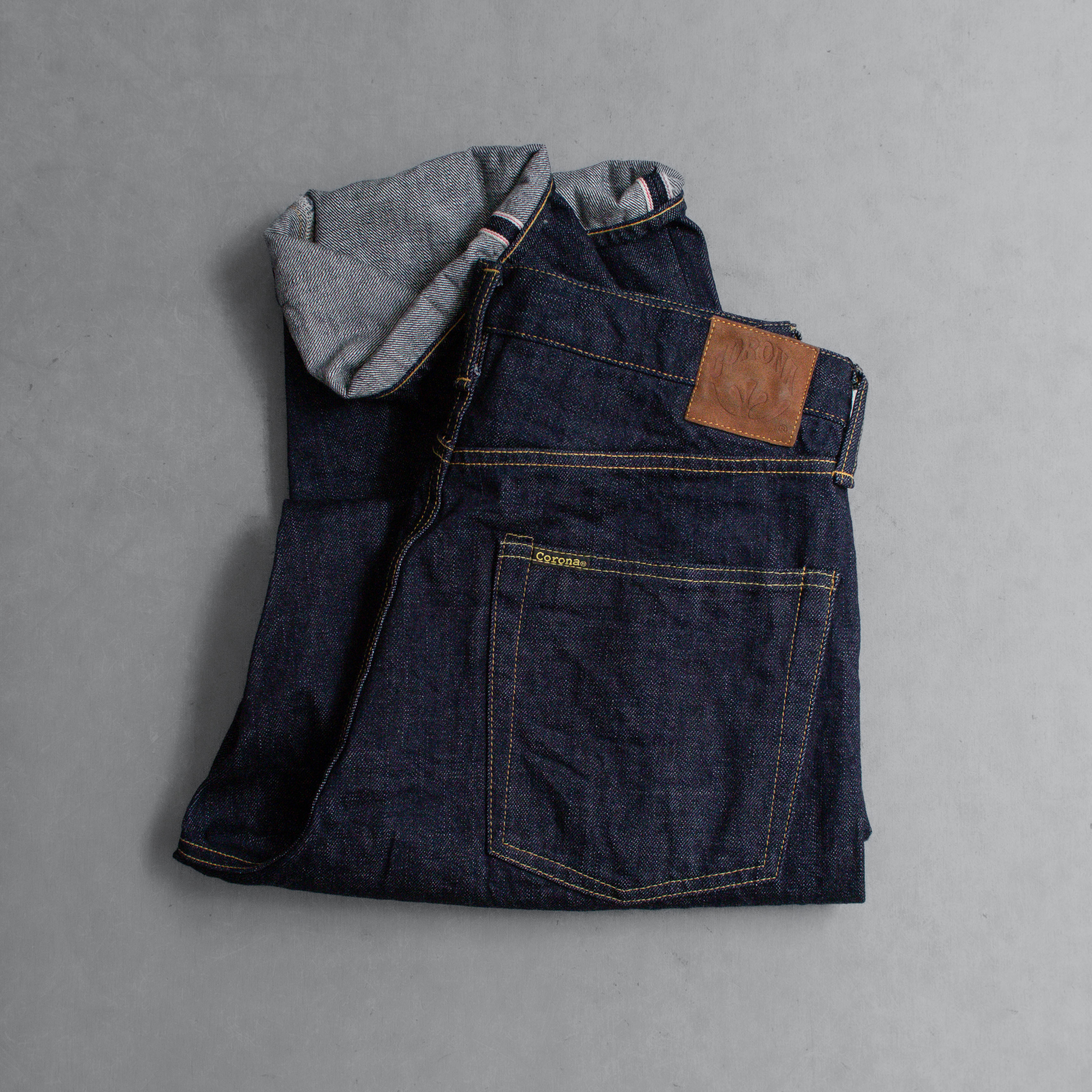 CORONA UTILITY W05 FIVE POCKET INDIGO DENIM 寬版 丹寧 長褲