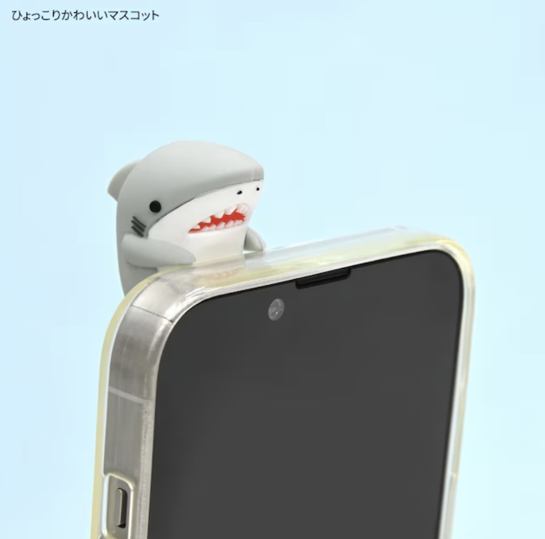 JP JAWS 大白鯊 公仔造型手機裝飾 2412 TK260320