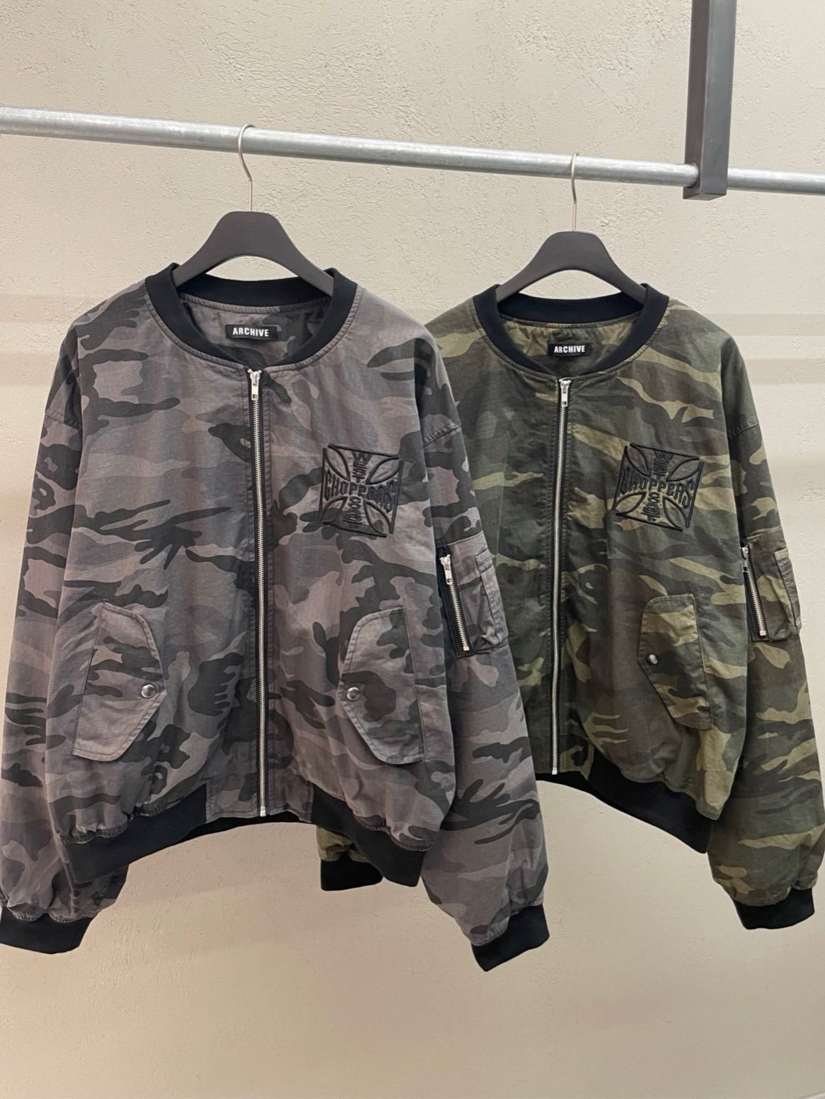 迷彩拉鍊外套 ARCHIVE-415JK