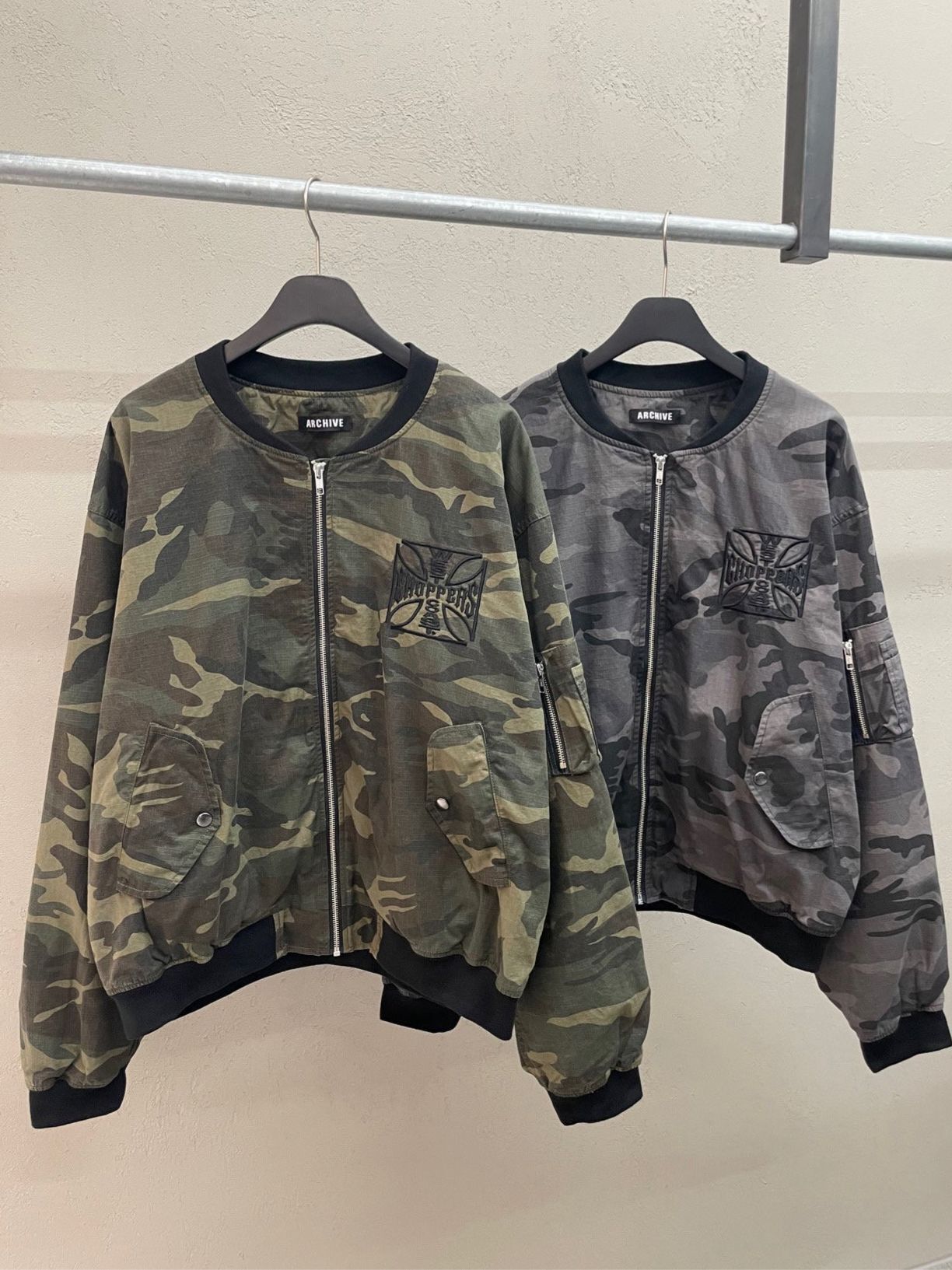 迷彩拉鍊外套 ARCHIVE-415JK