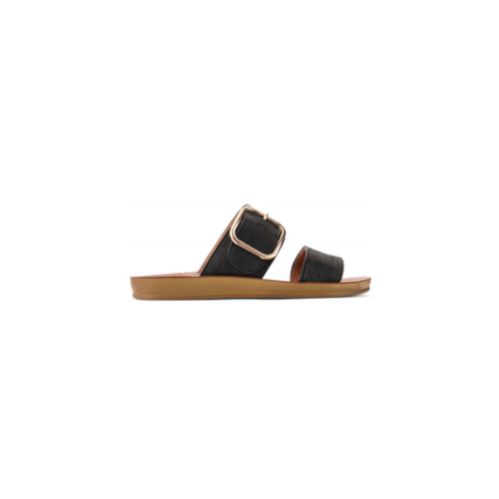 AUS-CCG0321-437 DOTI BLACK RAFFIA (BA款) (36-41)