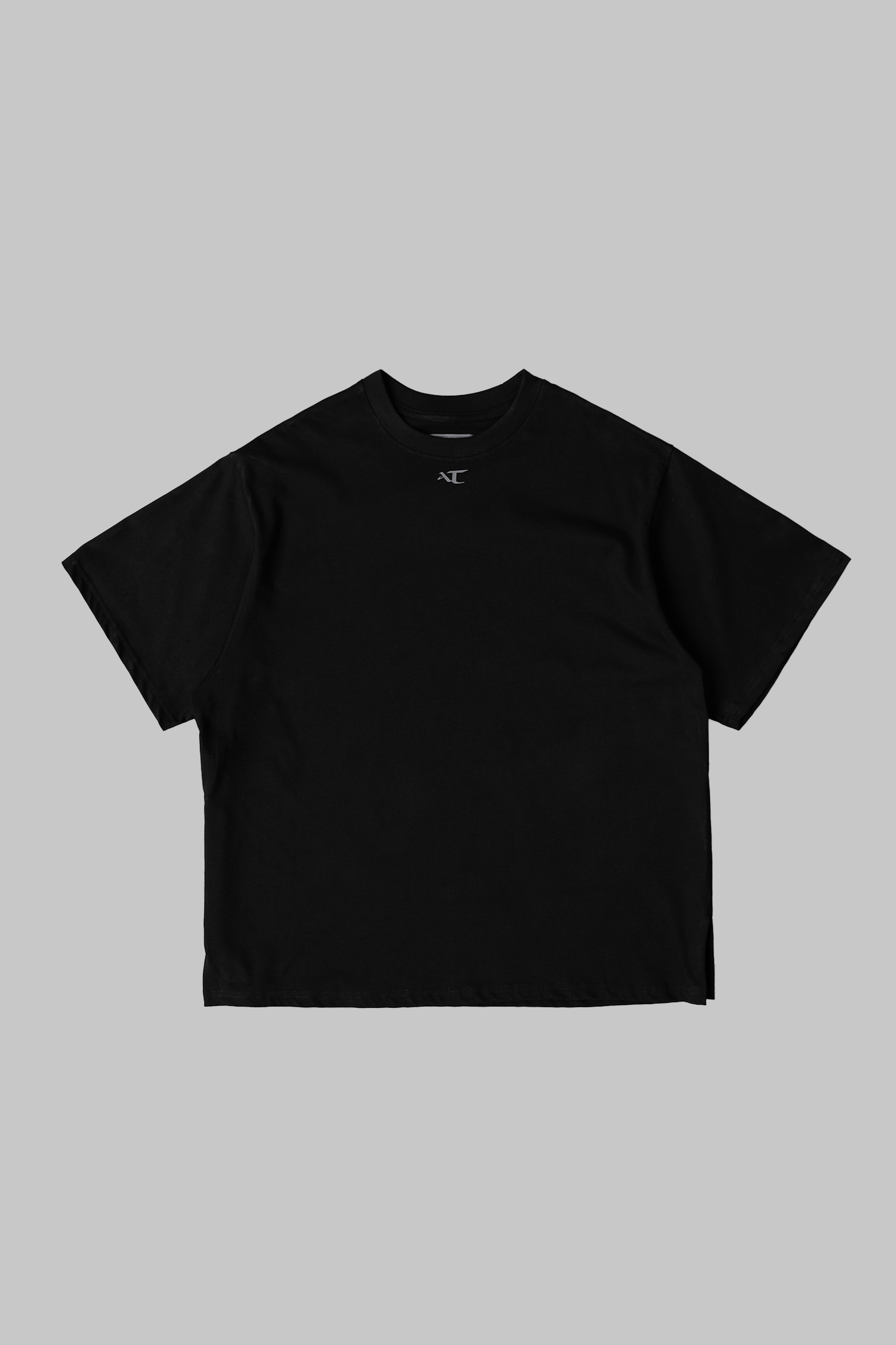 Anonymous Talking｜S26-SS02 – Pleated Tee (Black)