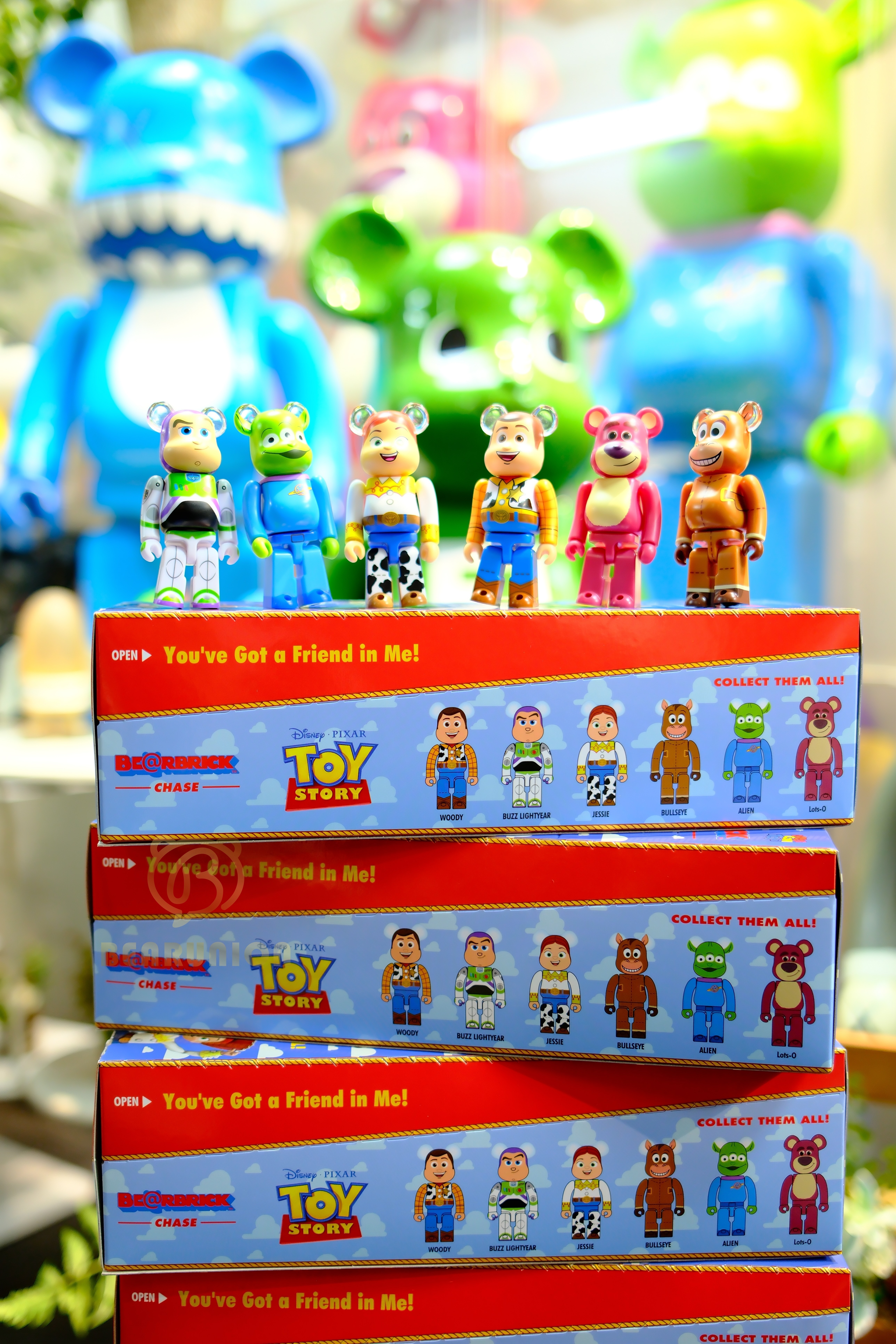🎏預訂🎏 Bearbrick 100% CHASE TOY STORY SET OF 12