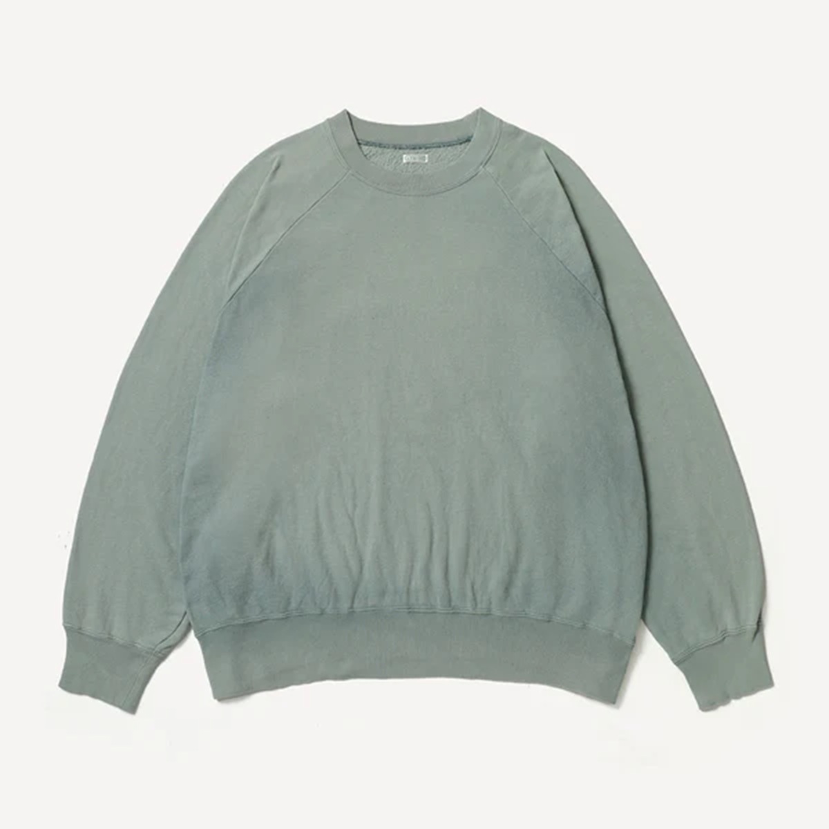 A.PRESSE 2026 VINTAGE LIGHT WEIGHT SWEATSHIRT (26SAP-05-09) - GREEN PRE ORDER ITEM (預訂中)