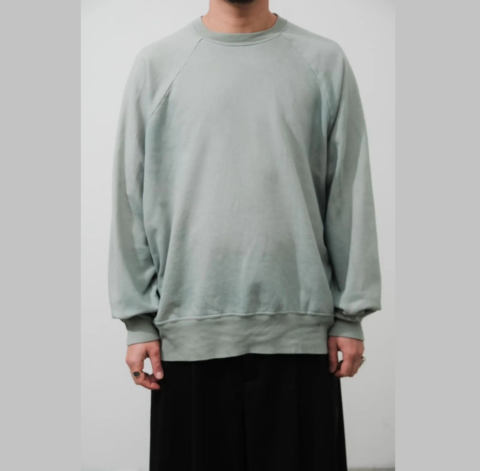 A.PRESSE 2026 VINTAGE LIGHT WEIGHT SWEATSHIRT (26SAP-05-09) - GREEN PRE ORDER ITEM (預訂中)