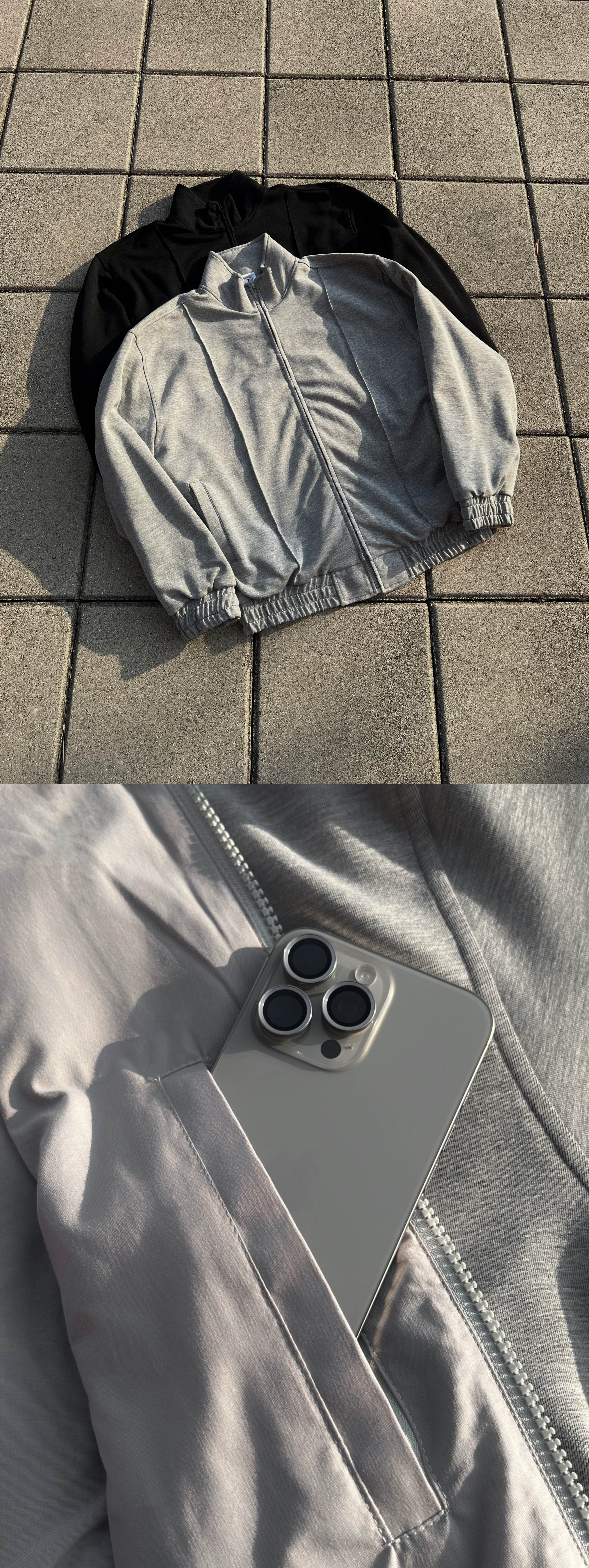 [1atm] Gravity Air-Cotton Jacket Gray project-035 design™ by 1atm