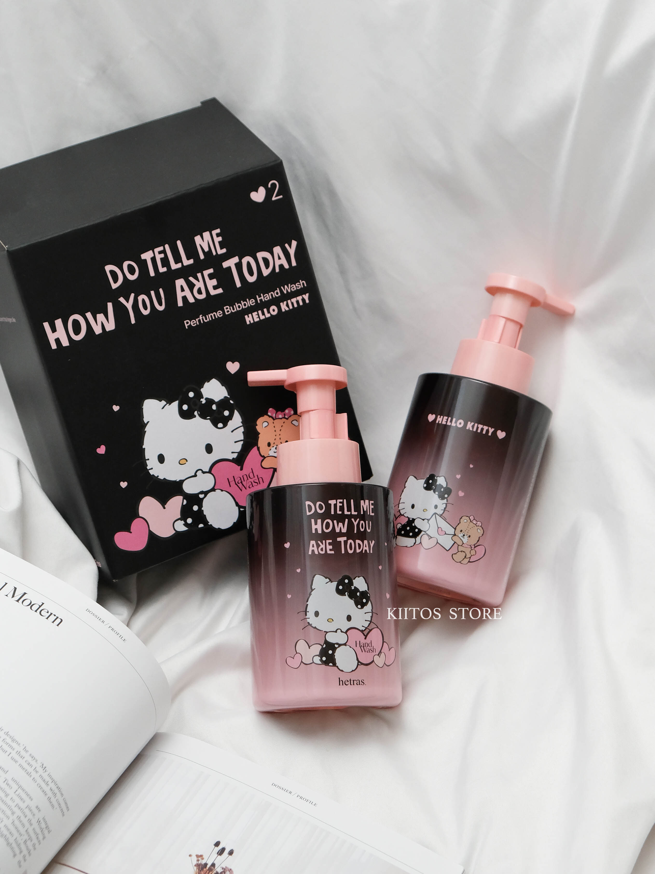 【現貨/預購】韓國 hetras. x HELLO KITTY 限量 聯名款 Perfume Hand Wash 香氛 泡泡 保濕 洗手慕斯 超值組