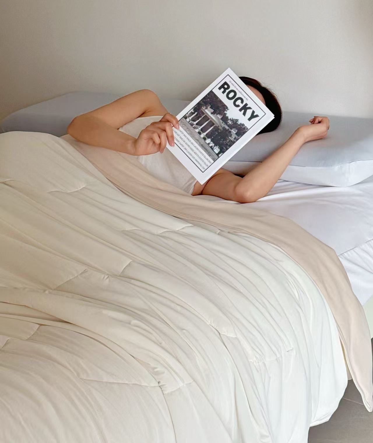 絲光棉涼感棉被(雙人床size)