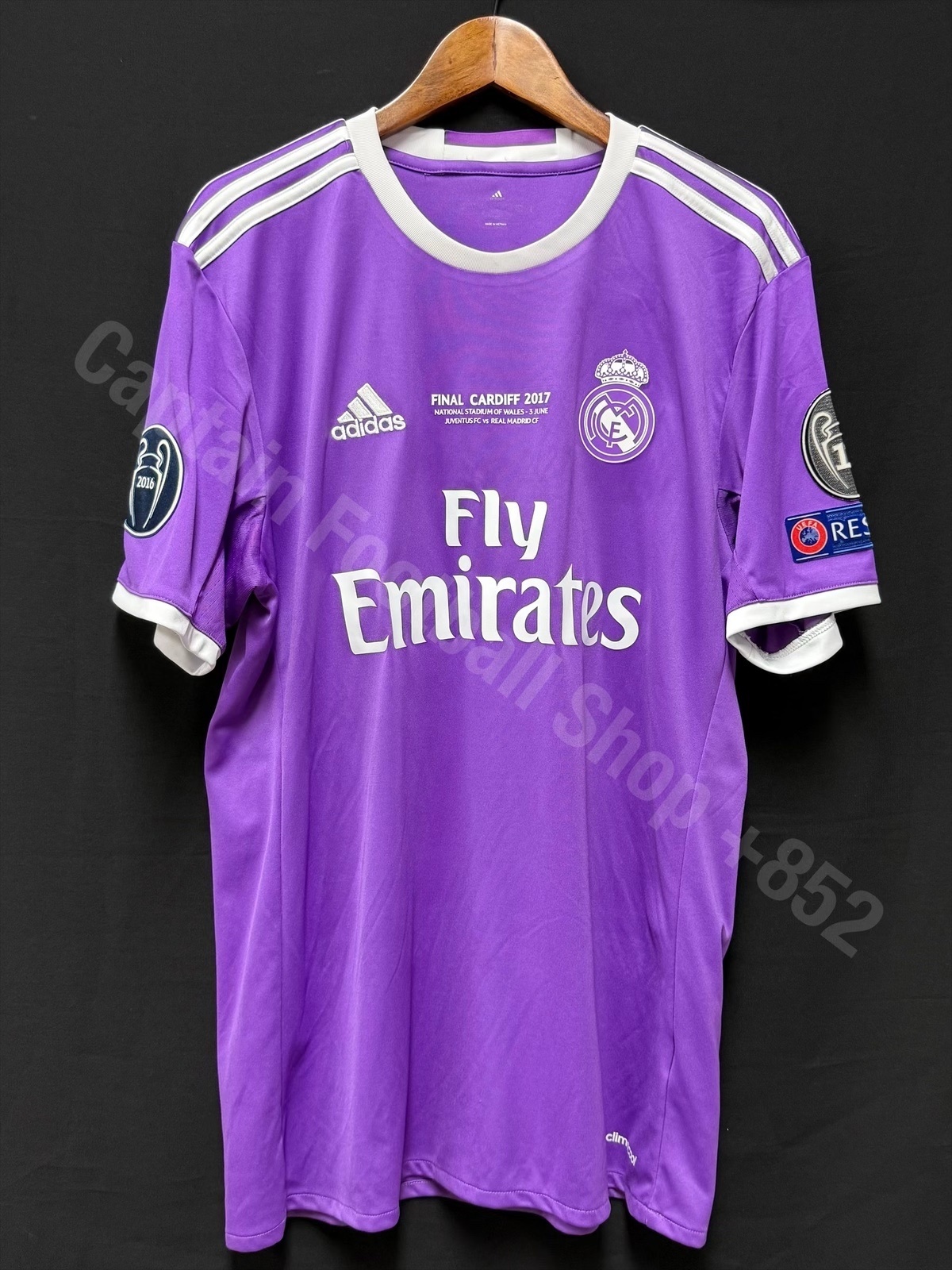 Real Madrid 2016-2017 UEFA Champions League Final Adidas Away Shirt #14 CASEMIRO