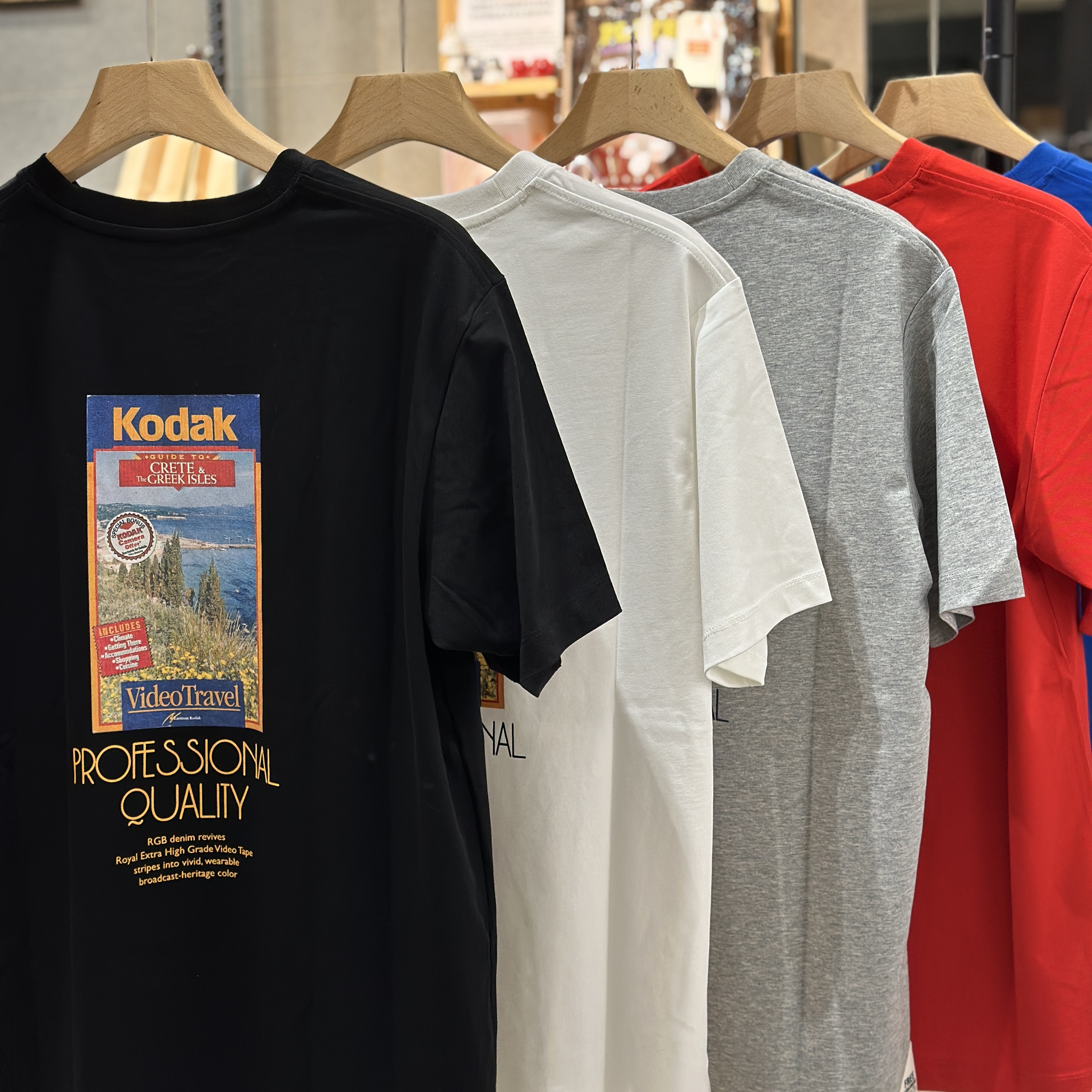 【現貨】Kodak 柯達 RGB 郵票圖樣 速乾涼感 短tee K6223LRS30