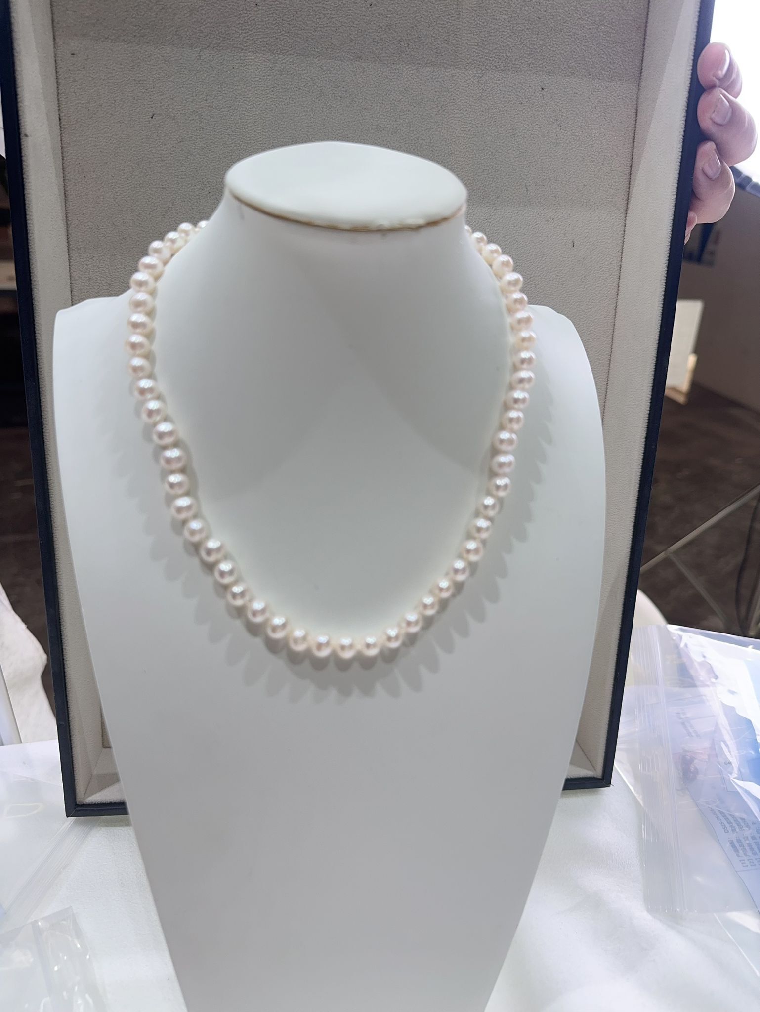 (限量10 ) C03 珍珠串鏈6.5-7.5mm (DSCL-M-034-1299)$1088