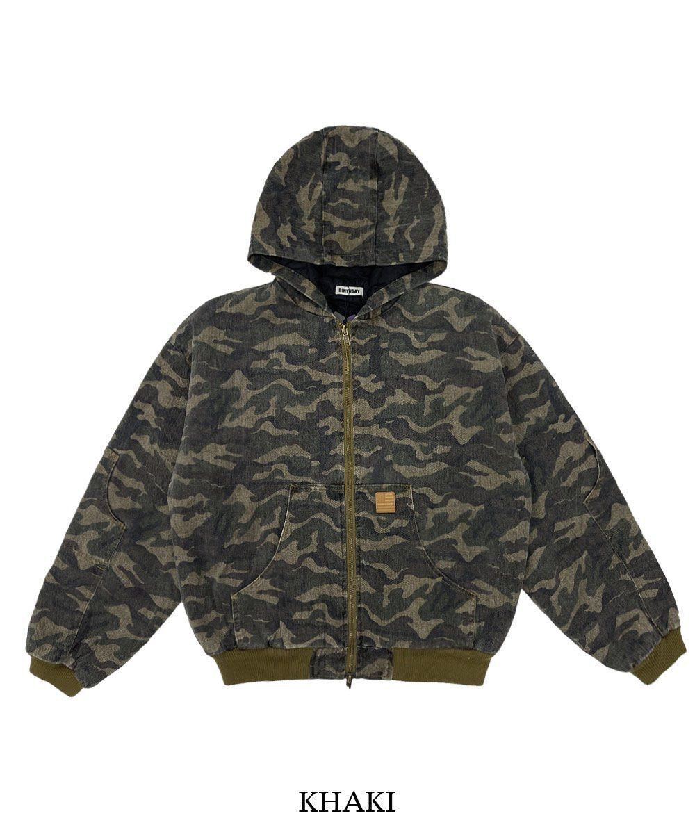 迷彩連帽拉鍊外套 TAC-0418JK